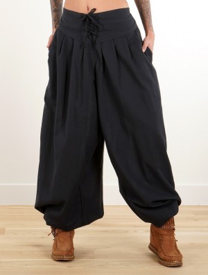 Black Toonzshop Divyna Gender Neutral Harem Pants Women Pants | 84932LFND