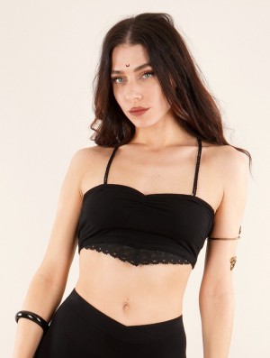 Black Toonzshop Jäsmin Strappy Bra Women Bras | 59140ITQJ