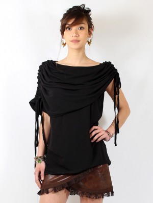 Black Toonzshop Liko Top Women Tops | 20349GFEO