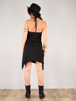 Black Toonzshop Roy' Sleeveless Short Dress Women Dress | 58306AWKQ