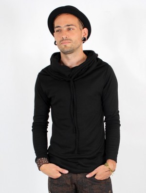 Black Toonzshop Sachiko Sweater Men Sweater | 36214QXSN