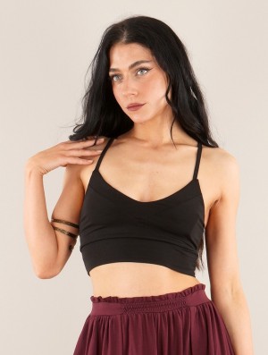 Black Toonzshop Sat Crop-top Bralette Women Bras | 23157QPMF