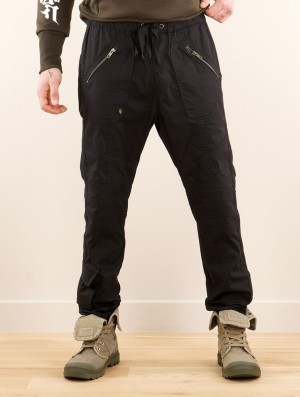 Black Toonzshop Tawa Gender Neutral Cargo Pants Men Pants | 17532CALY