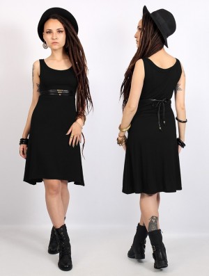 Black Toonzshop Ysïaak Sleeveless Dress Women Dress | 08953CPKN