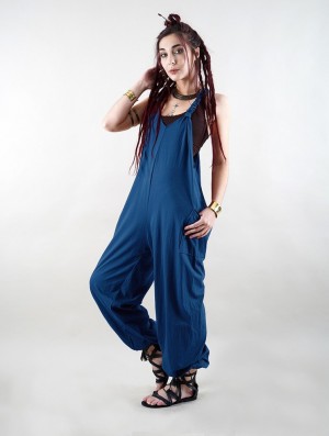 Blue Toonzshop Sampatti Harem Pant Overalls Women Pants | 05467JOSU