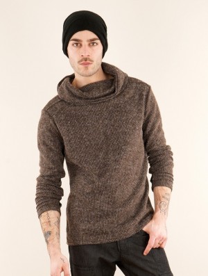 Brown Toonzshop Özz Sweater Top Men Sweater | 82479IZEK