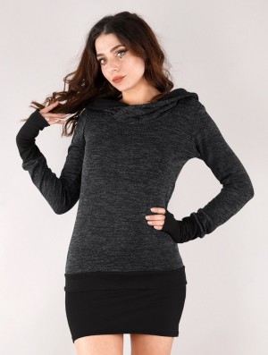 Dark grey black Toonzshop Janjira Pullover Women Pullover | 23146YXJU