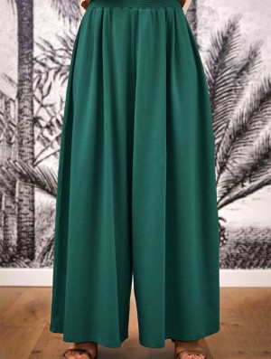 Emerald Toonzshop Booh Flared Loose Pants Women Pants | 91072REGP