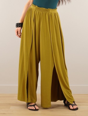 Goldengreen Toonzshop Félise Split Loose Pants Women Pants | 43096BTWJ