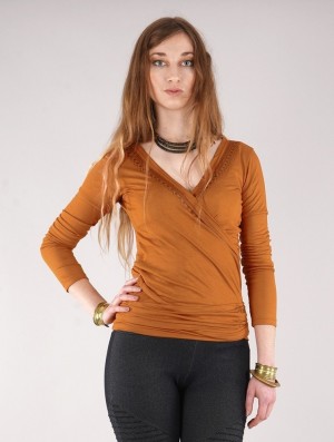 Rusty Toonzshop Irwaen Indie Long Sleeve Top Women Tops | 72983TKXW