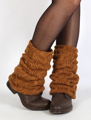 Rusty Toonzshop Naïlae Crochet Legwarmers Women Legwarmer | 53290FRIL