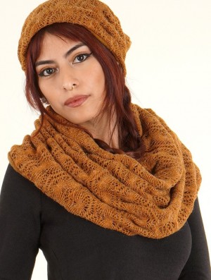 Rusty Toonzshop Oöna Crochet Snood Scarf Women Scarf | 15762RPQN