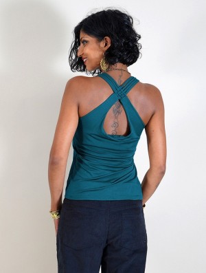 Teal Toonzshop Eneko Sleeveless Top Women Tops | 85624XYLW