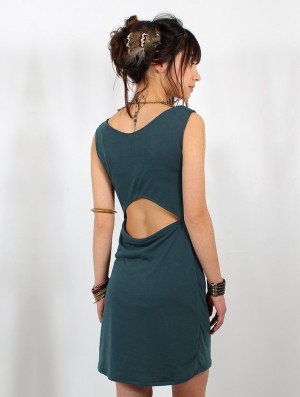 Teal Toonzshop May-lï Dress Women Dress | 06941YLDJ