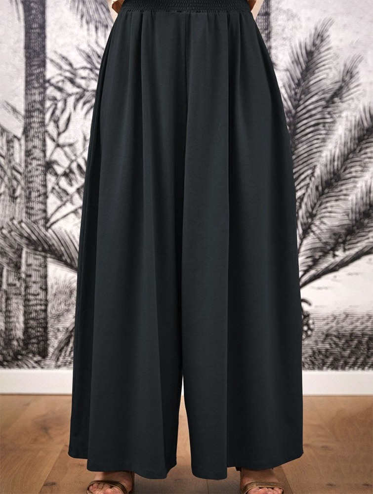 Anthracite grey Toonzshop Booh Flared Loose Pants Women Pants | 71364HDMA