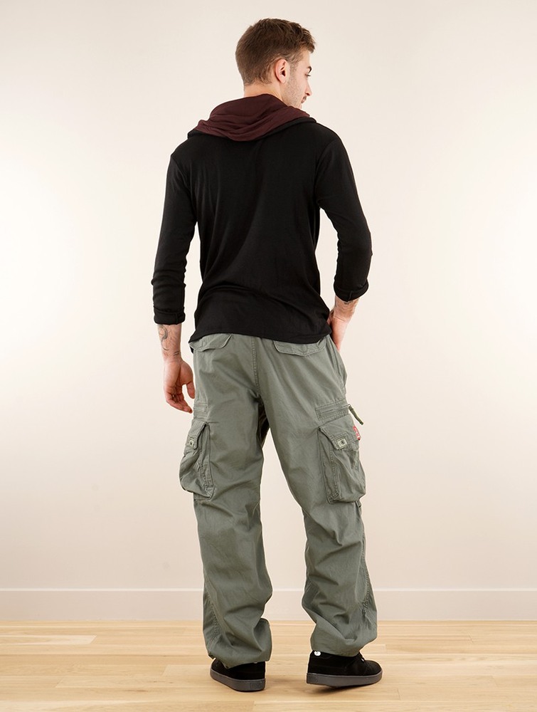 Army green Toonzshop Molecule Pant 45019 Men Pants | 08517SDHN