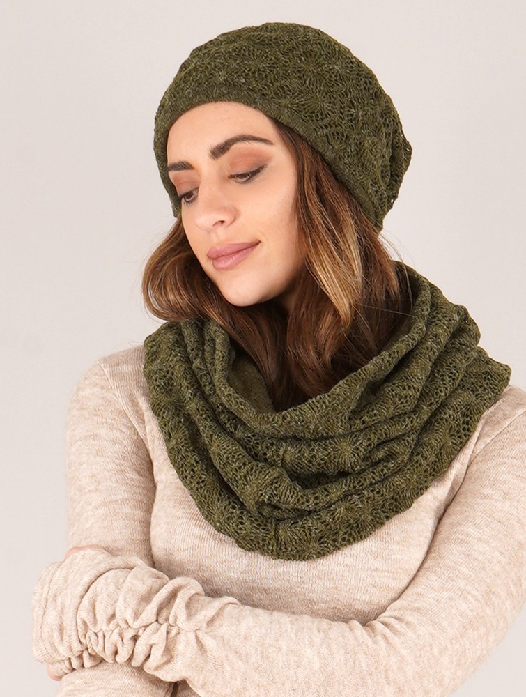 Army green Toonzshop Sükk Crochet Dreadlocks Big Beanie Women Beanie | 12735DLTX