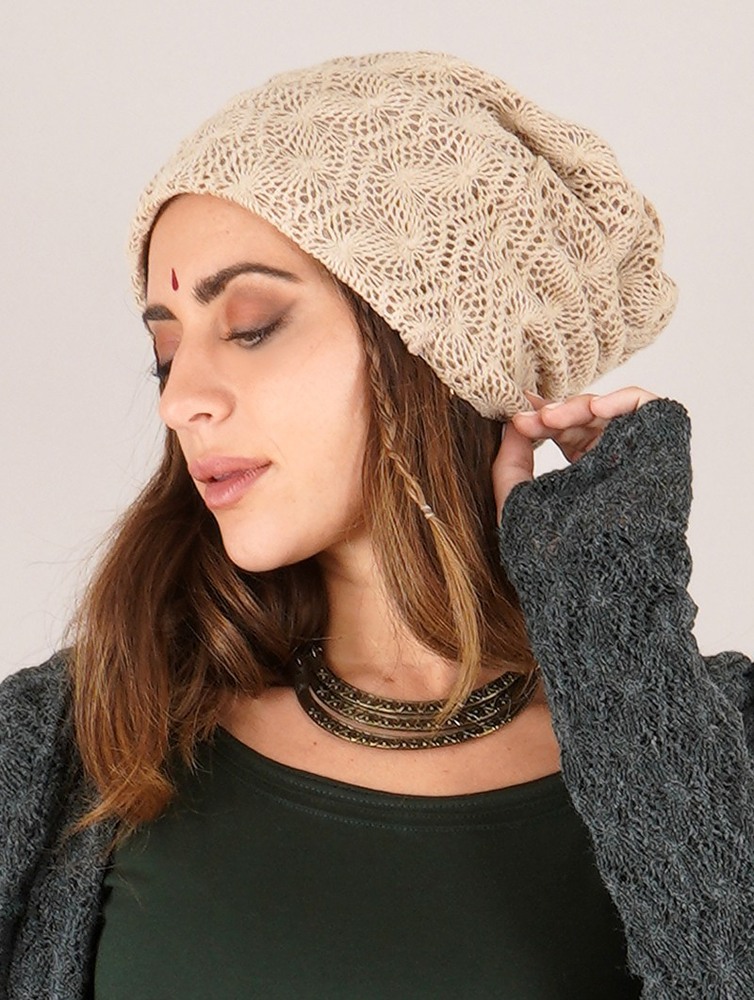 Beige Toonzshop Sükk Crochet Dreadlocks Big Beanie Women Beanie | 03471UDIW