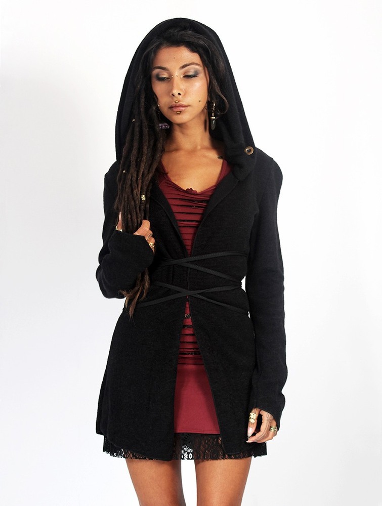 Black Toonzshop Akwaä Hooded Jacket Women Jackets | 93058JCGT