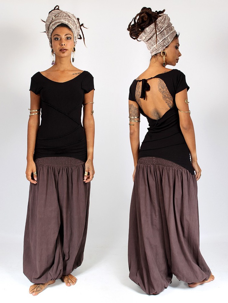 Black Toonzshop Amnakalya Top Women Tops | 32871OTVM