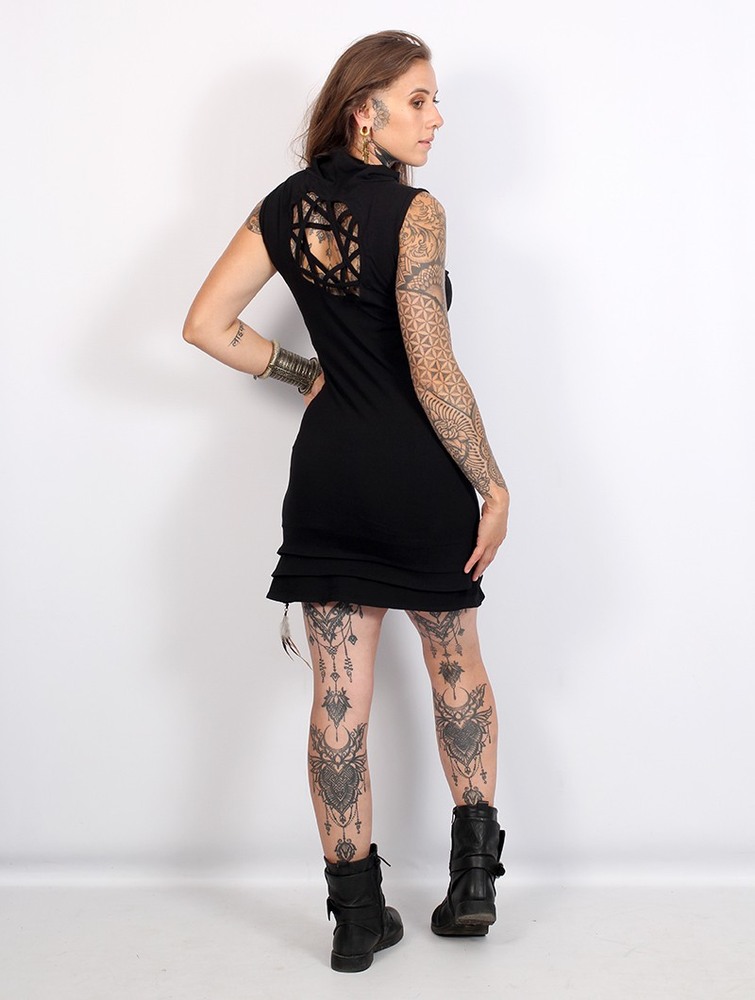 Black Toonzshop Athena Dress Women Dress | 01986NPXS