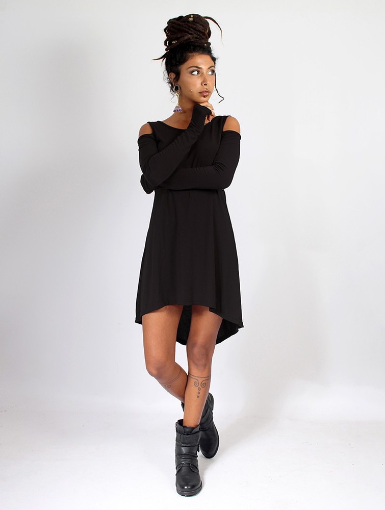 Black Toonzshop Atsuka Tunic Dress Women Dress | 68413HZGK