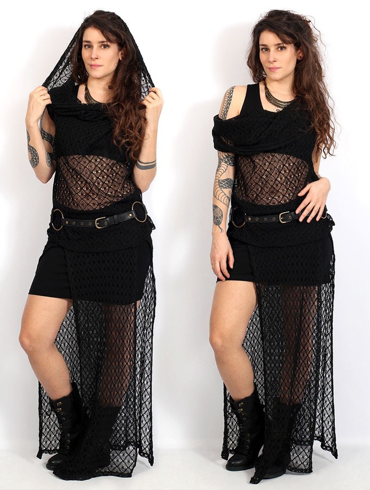 Black Toonzshop Creature Crochet Skirt Women Skirt | 03471RZHX