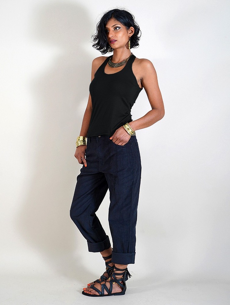 Black Toonzshop Eneko Sleeveless Top Women Tops | 36159RWGZ