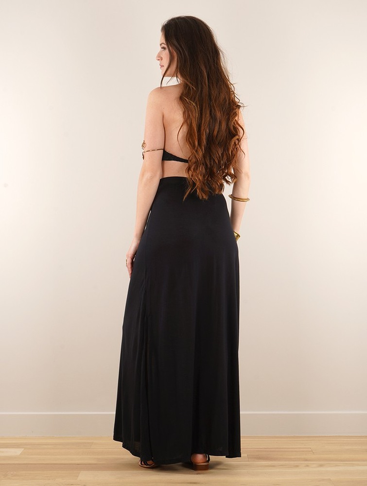 Black Toonzshop Eressea Long Skirt Women Skirt | 73602WCDP