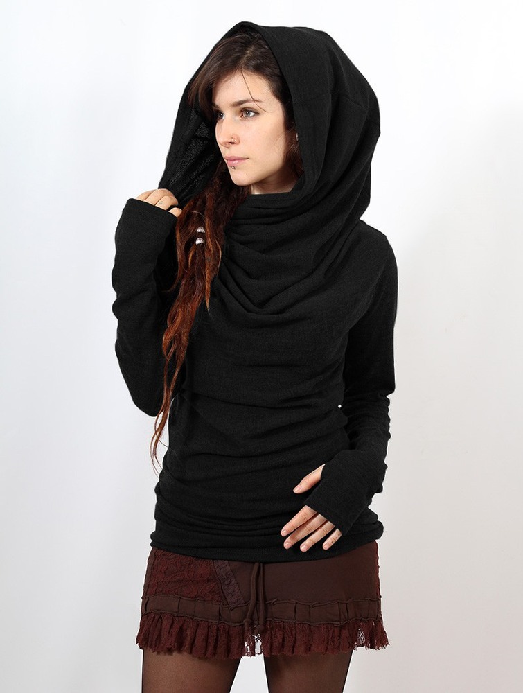 Black Toonzshop Kali Cowl Neck Sweater Women Sweater | 97160UQDX