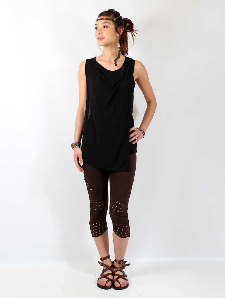 Black Toonzshop Leigha Loose Sleeveless Top Women Tops | 91654LGIH