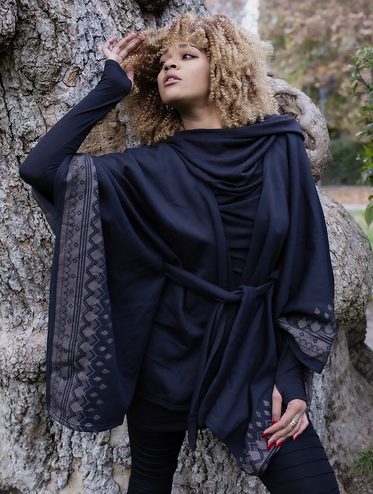 Black Toonzshop Melian Kimono Jacket Women Jackets | 32496OSLE