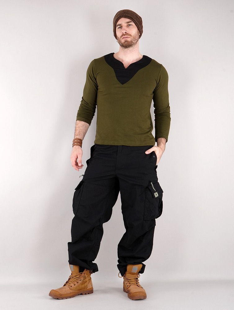 Black Toonzshop Molecule Cargo Pants 45019 Men Pants | 03561WHQS