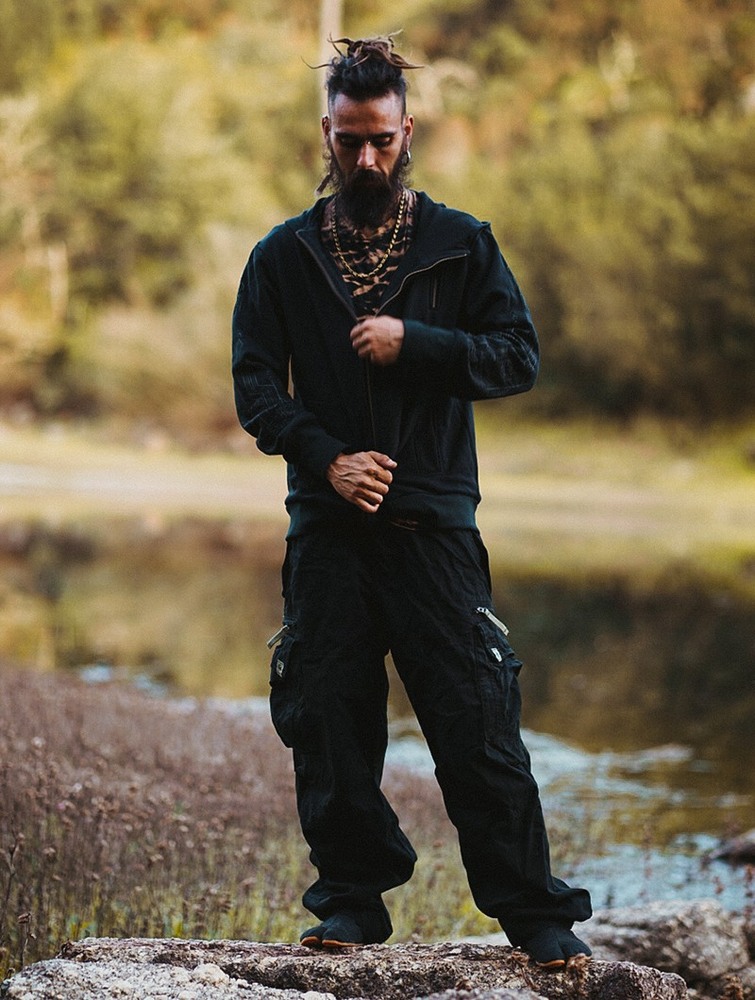 Black Toonzshop Molecule Cargo Pants 45019 Men Pants | 03561WHQS