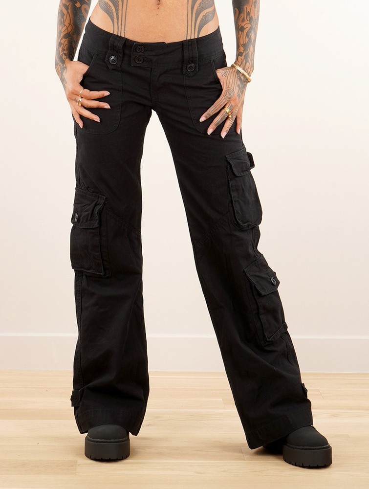 Black Toonzshop Molecule Cargo Pants 45062 Women Pants | 81067WVIA