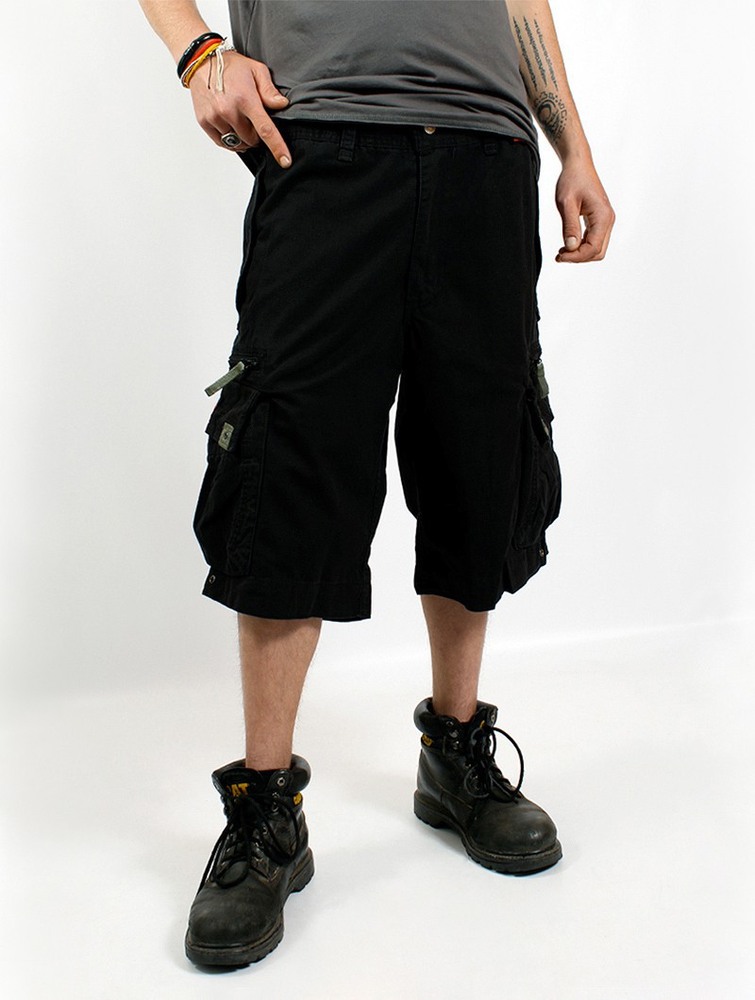 Black Toonzshop Molecule Cargo Shorts 45020 Men Shorts | 73168DSRG