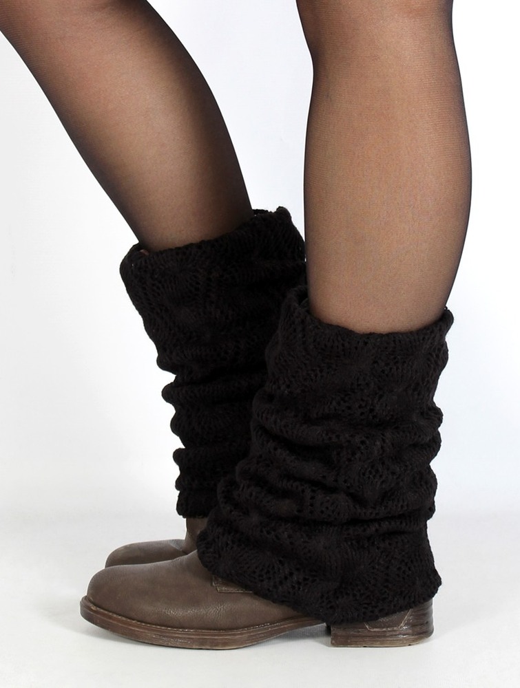 Black Toonzshop Naïlae Crochet Legwarmers Women Legwarmer | 42978TKQW