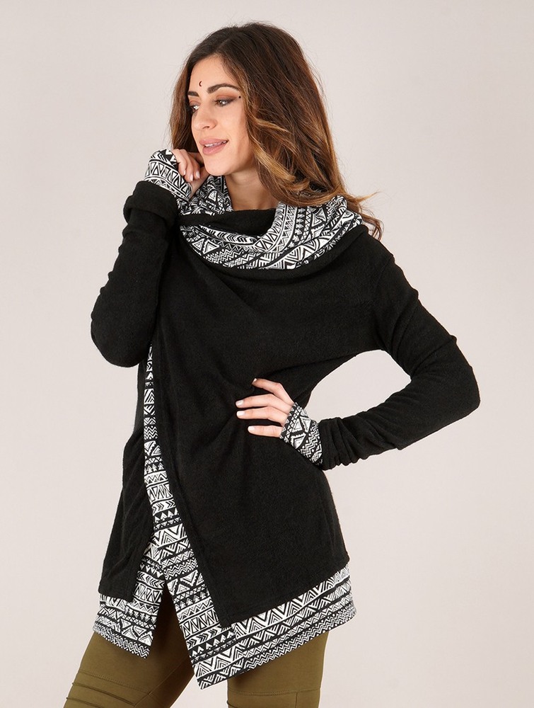 Black Toonzshop Namkha Awut Cardigan Women Cardigan | 09863PGLH