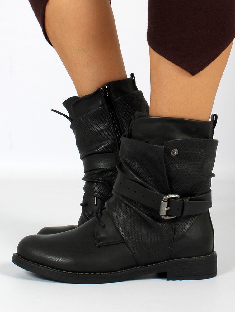 Black Toonzshop Nandini Boots Women Boots | 91432XIMR