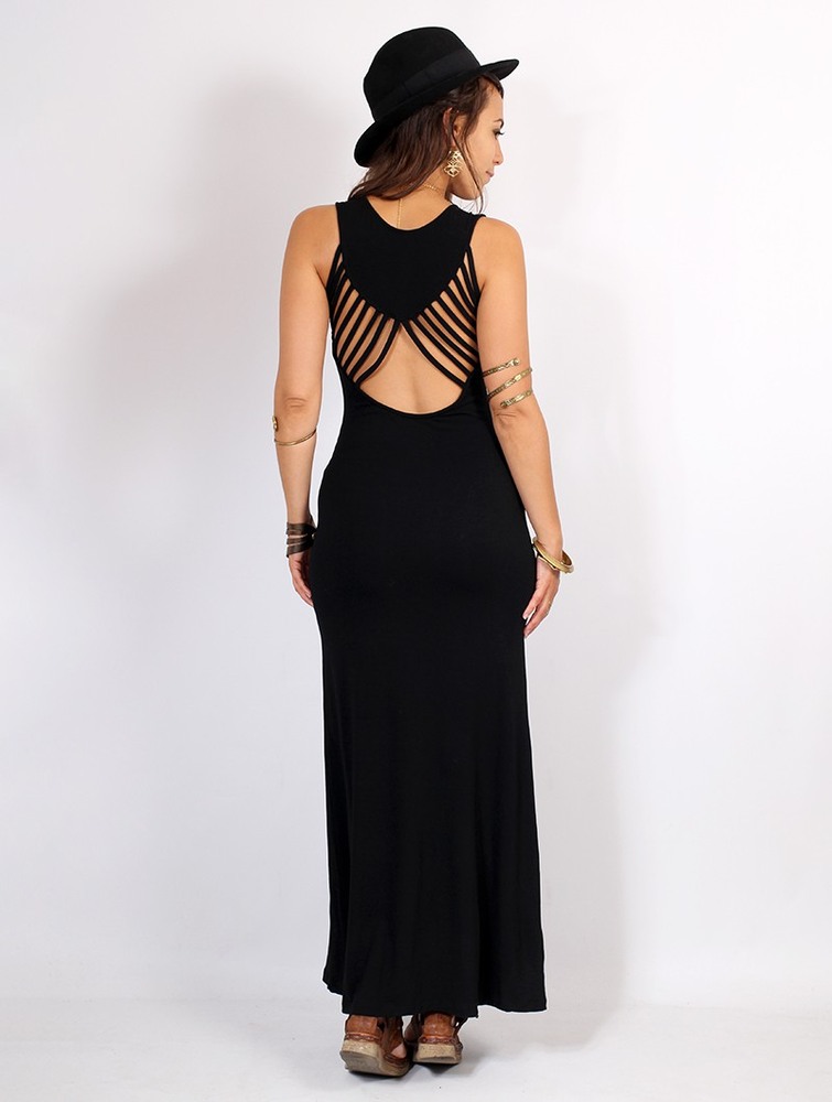 Black Toonzshop Nayantara Long Dress Women Dress | 43860FSTD