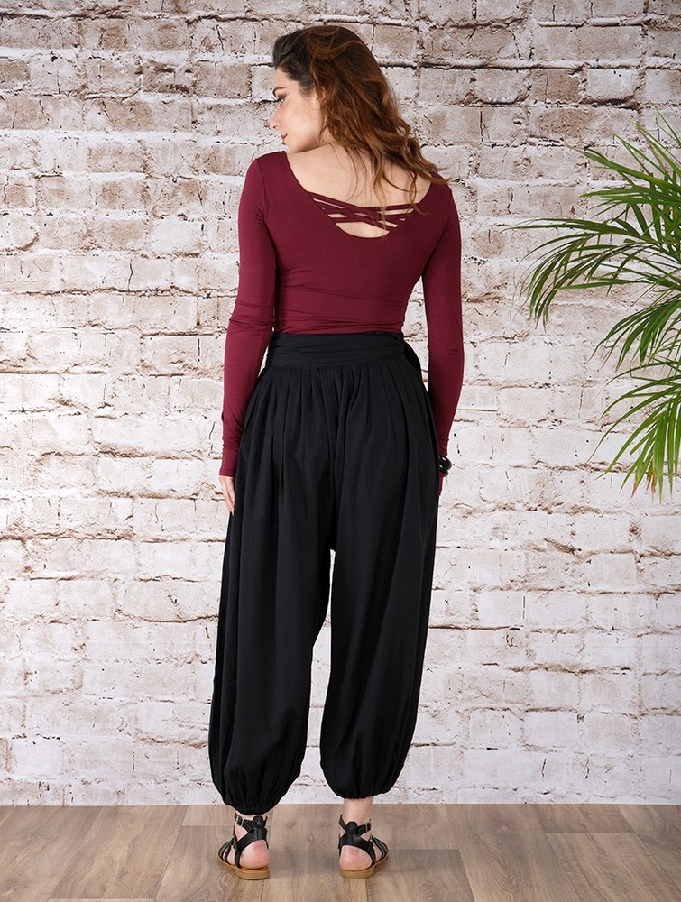 Black Toonzshop Nayma Harem Pants Women Pants | 63271IFAB