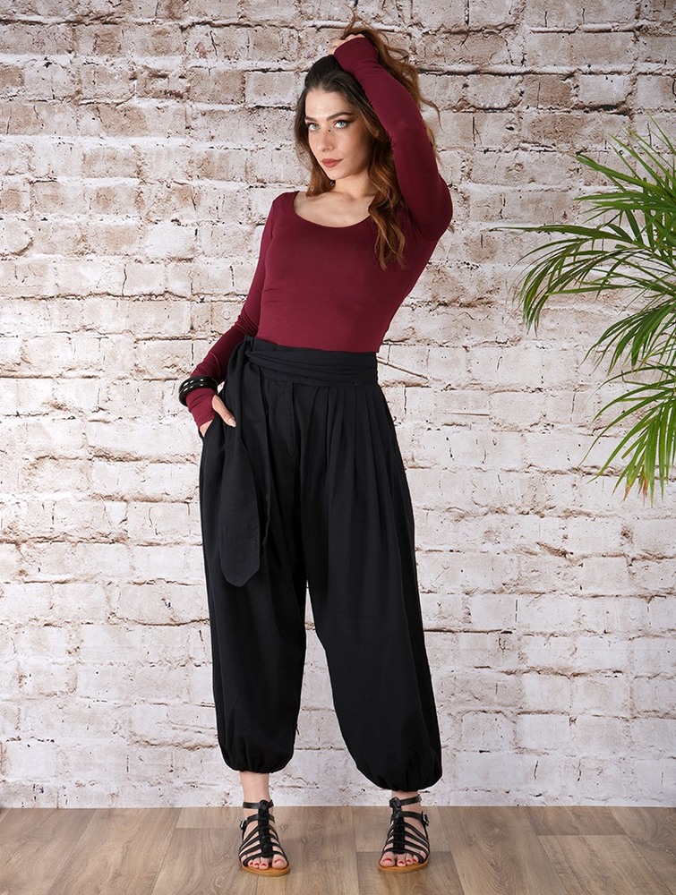 Black Toonzshop Nayma Harem Pants Women Pants | 63271IFAB