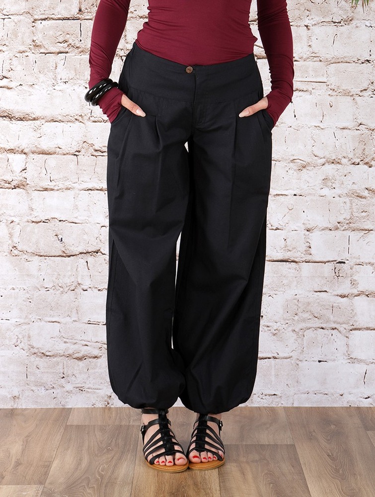 Black Toonzshop Nidana Balloon Harem Pant Women Pants | 52436RCQP