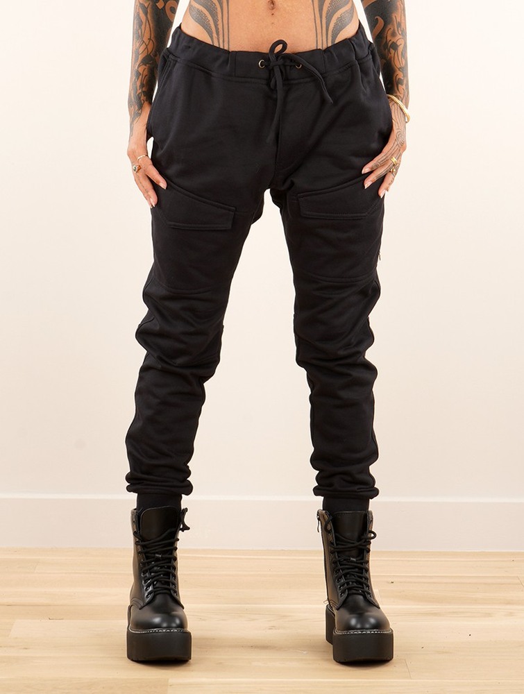 Black Toonzshop Nirvana Gender Neutral Joggers Men Pants | 15038SIQH