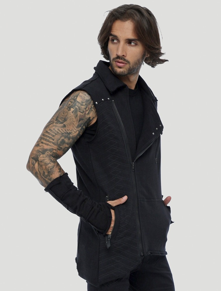 Black Toonzshop Off Sleeveless Vest Men Vest | 92568BHDK