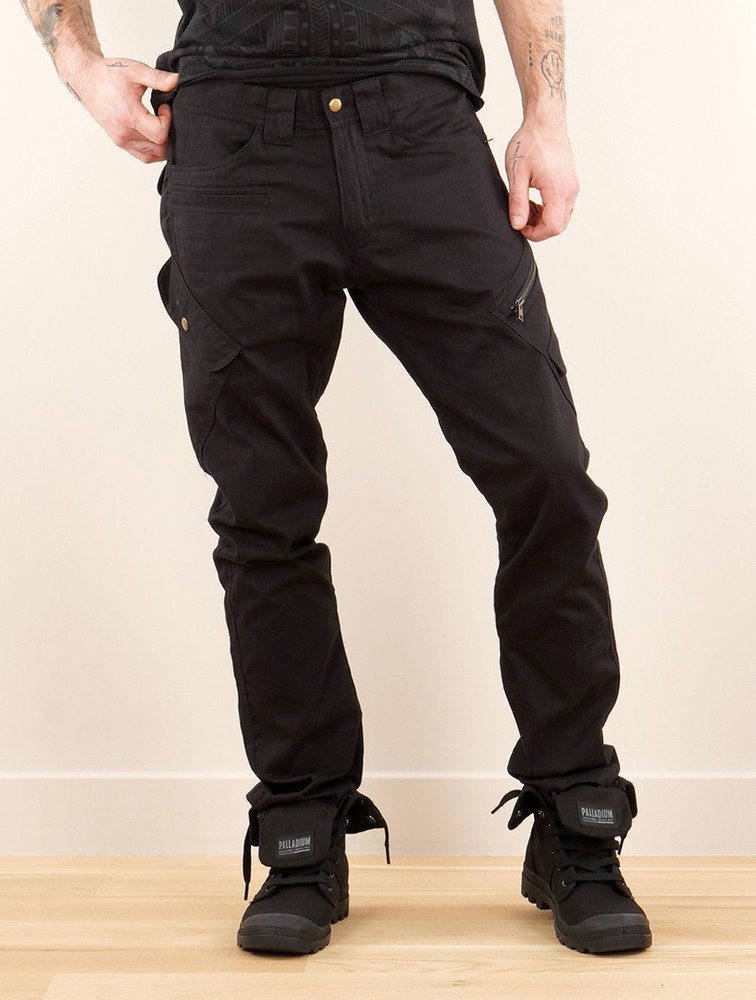 Black Toonzshop Red Cargo Pants Men Pants | 52149XCAE