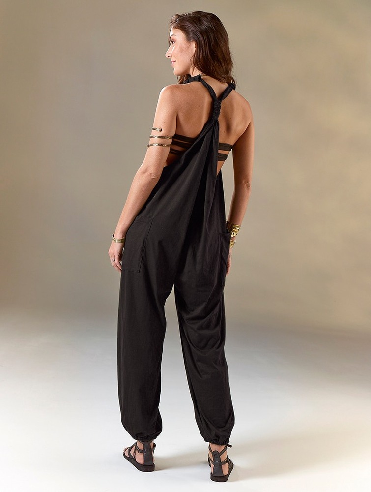 Black Toonzshop Sampatti Harem Pant Overalls Women Pants | 82371AIRO