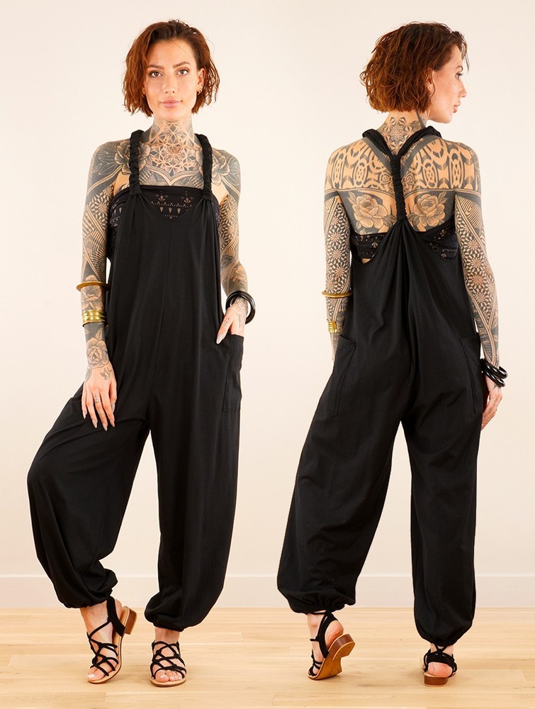 Black Toonzshop Sampatti Harem Pant Overalls Women Pants | 82371AIRO