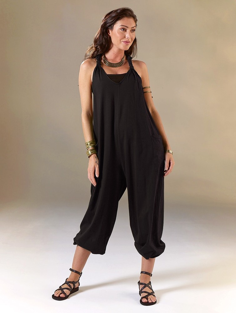 Black Toonzshop Sampatti Harem Pant Overalls Women Pants | 82371AIRO