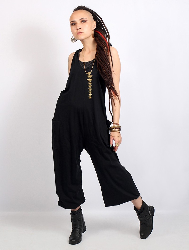 Black Toonzshop Sampatti Harem Pant Overalls Women Pants | 82371AIRO